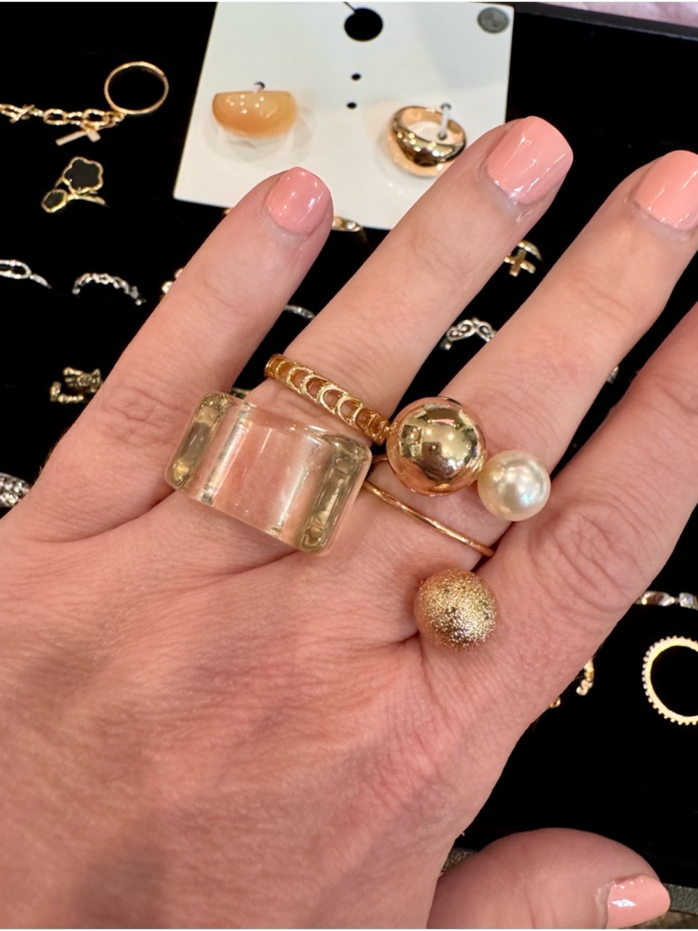 50 Fashion Rings 💍 Mystery Lot | Gold & Silver Tone | Reseller Bundle | $29 WOW